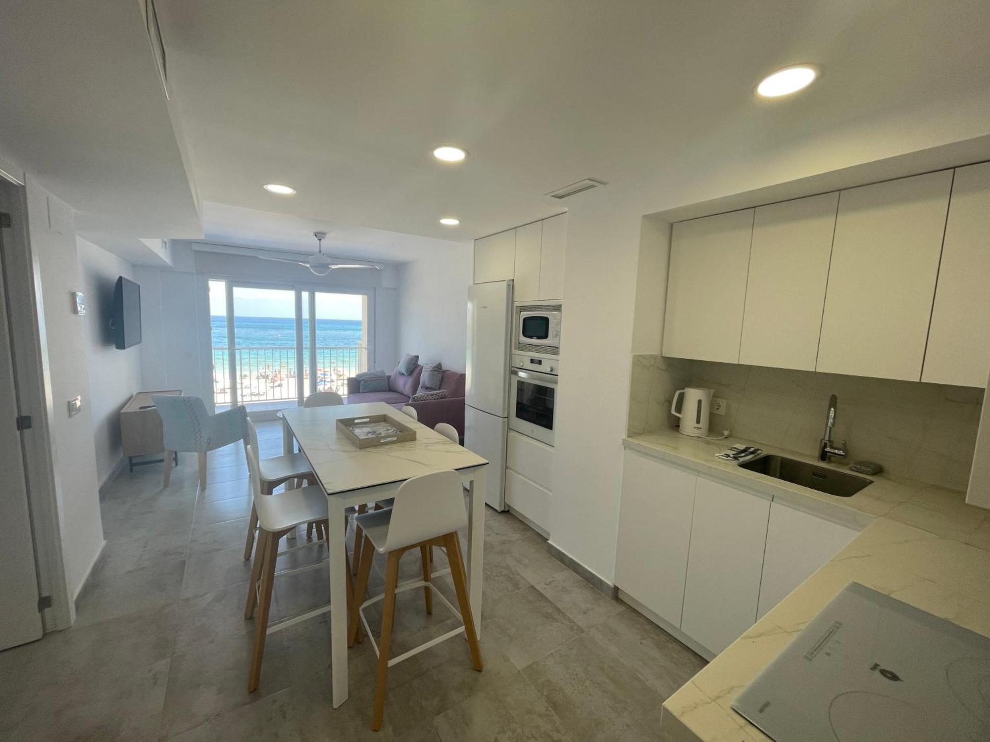 Medi Playa primera linea con aparcamiento Calpe Exterior foto