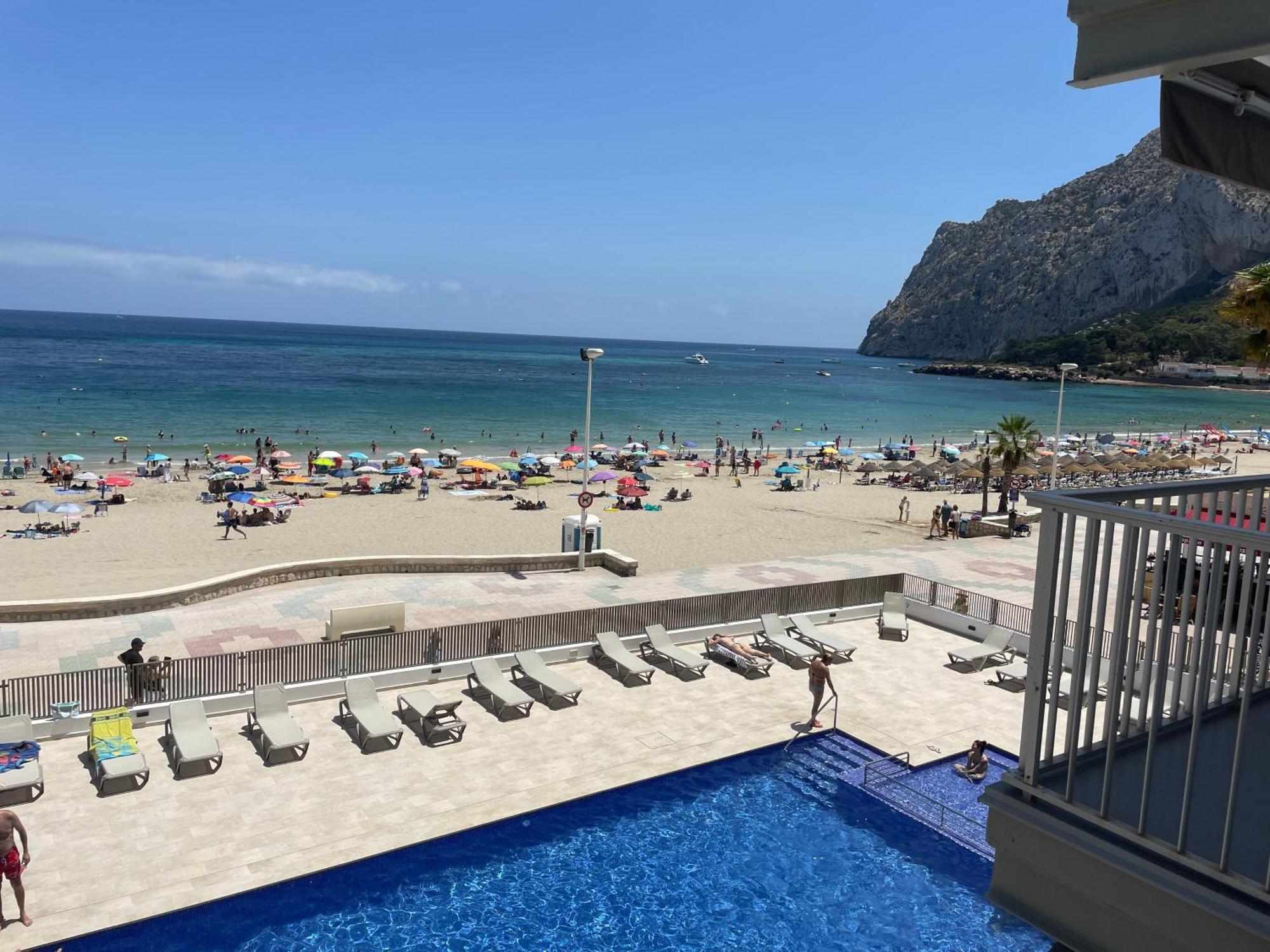 Medi Playa primera linea con aparcamiento Calpe Exterior foto